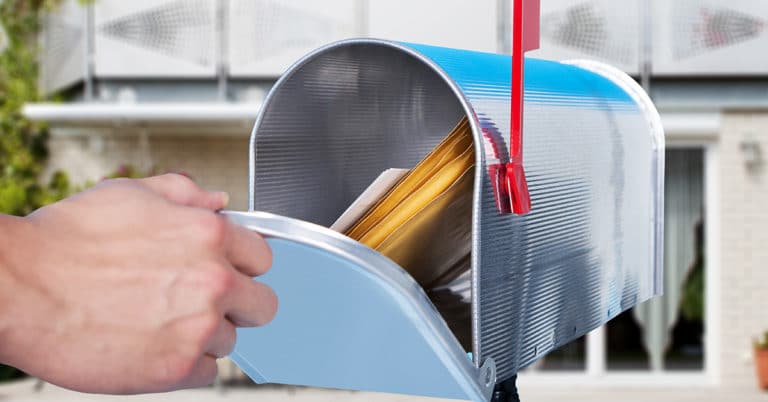 Direct Mail in Mailbox